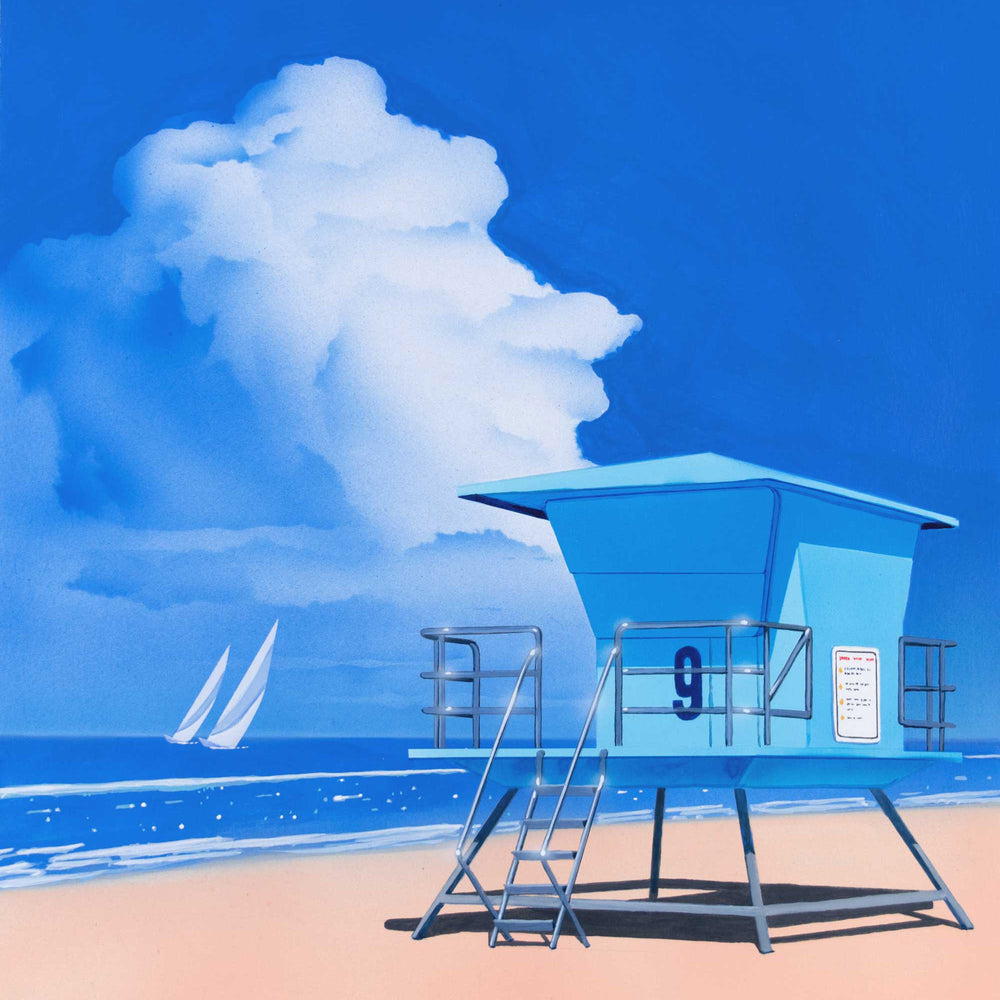 Lifeguard tower II by Bern Foster