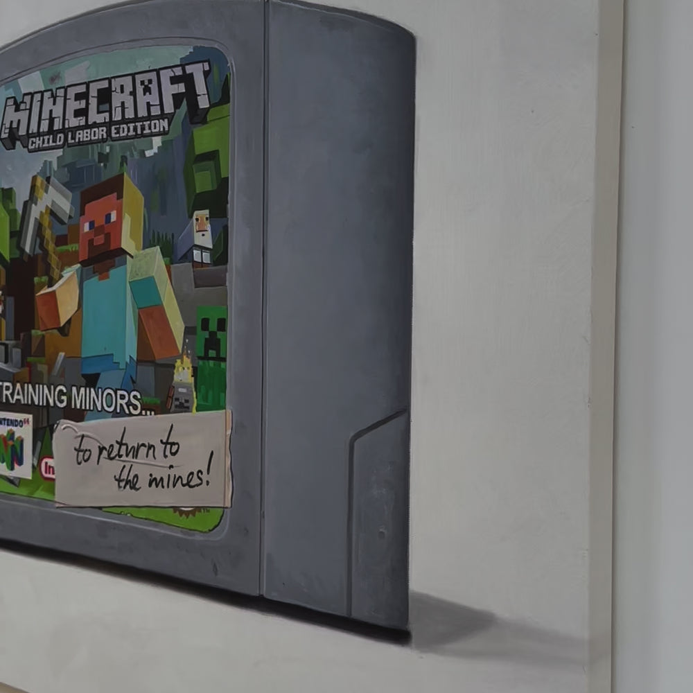 
                      
                        Charger et lire la vidéo dans la visionneuse de la galerie, Minecraft: Child Labor Edition N64 by Arlo Sinclair
                      
                    