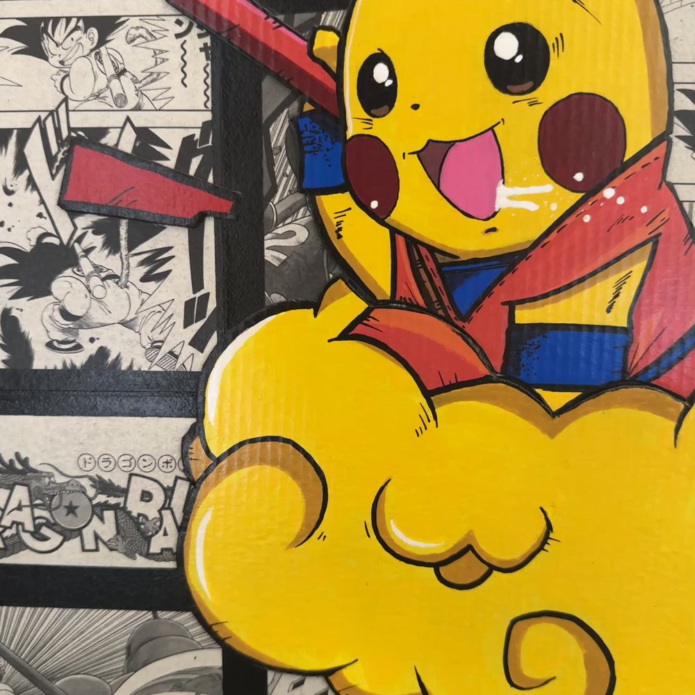 
                      
                        Charger et lire la vidéo dans la visionneuse de la galerie, Pikachu x Goku by Moya Uno
                      
                    