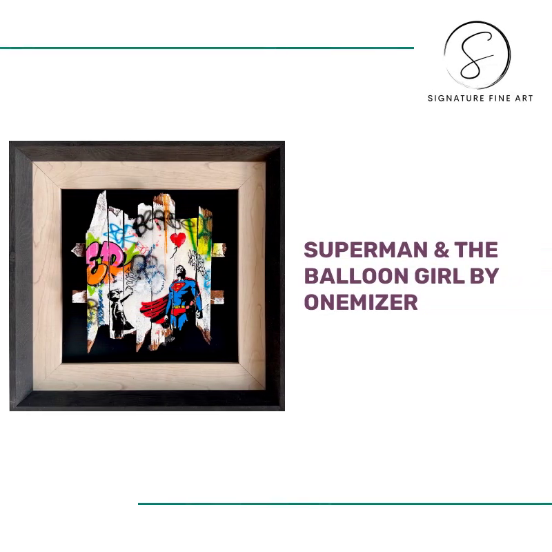 Superman & The Balloon Girl by Onemizer by@Outfy